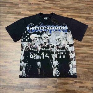 Godspeed Black Skeleton Graphic Men's Tee